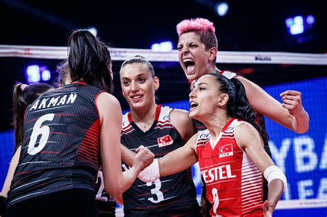 turkish volleyball team players|VNL 2021 .